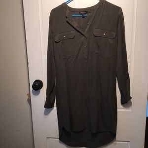 Dark Green Banana Republic Dress